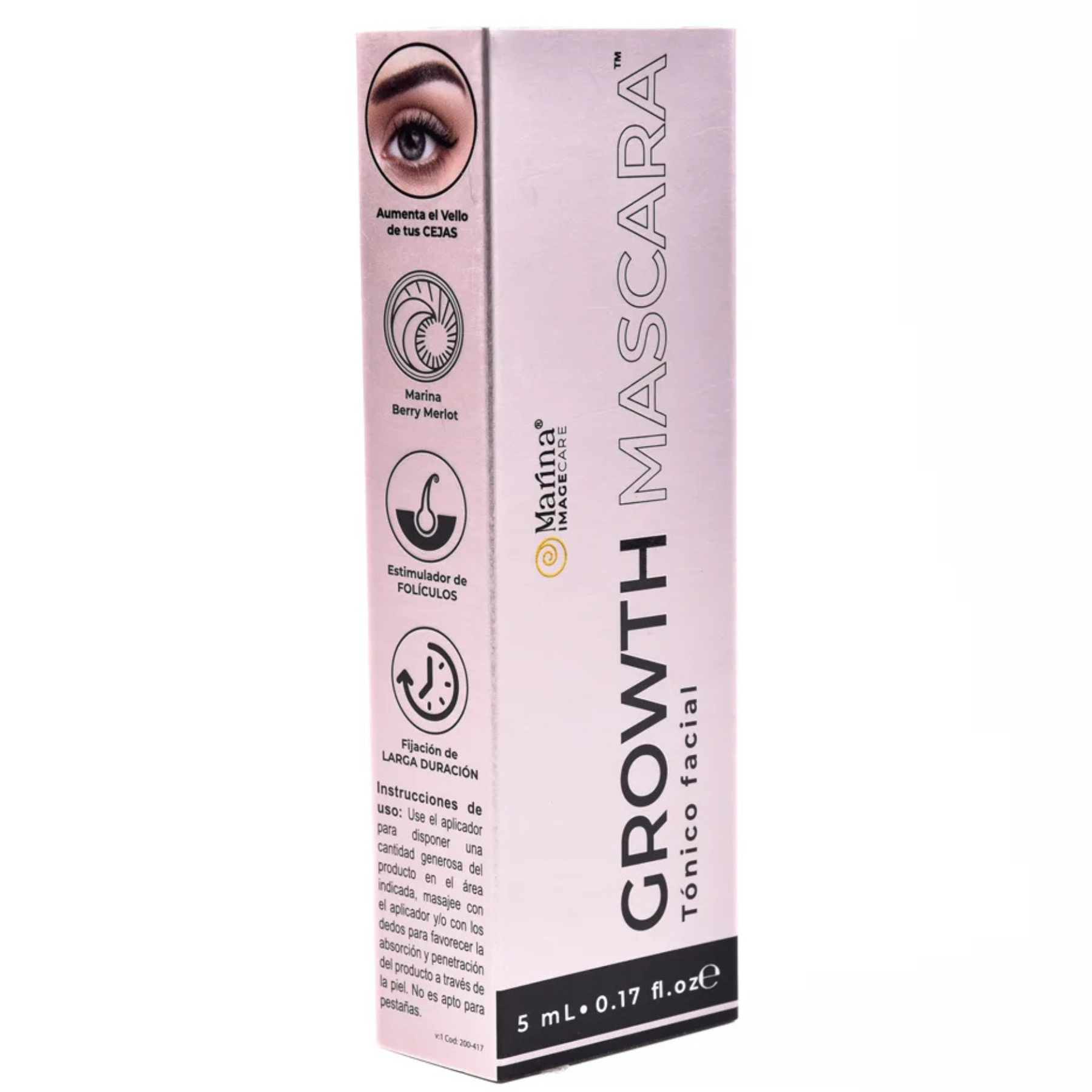 Growth Mascara Pestañina Tratamiento Alargadora de pestañas Marina Image Care Growth Mascara Pestañina Tratamiento Alargadora de pestañas Marina Image Care