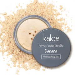 Polvo Facial Suelto Banana (Minimiza los poros) Kaloe