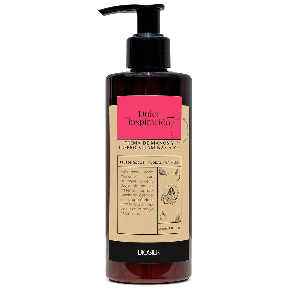 Crema de Manos y Cuerpo con Vitaminas A & E Dulce Inspiración Biosilk