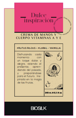 Crema de Manos y Cuerpo con Vitaminas A & E Dulce Inspiración Biosilk
