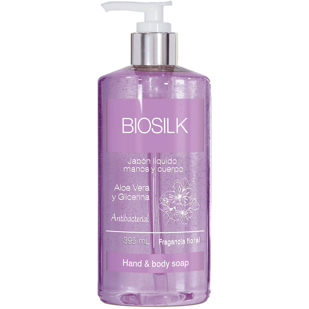 Jabón Líquido Manos y Cuerpo Floral Biosilk