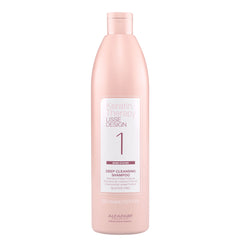 Keratin Therapy Lisse Design Deep Cleansing Shampoo Keratina Paso 1 Alfaparf Milano
