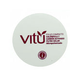 Polvo Compacto Caléndula y Cárbon Activado Filtro Solar Vitú