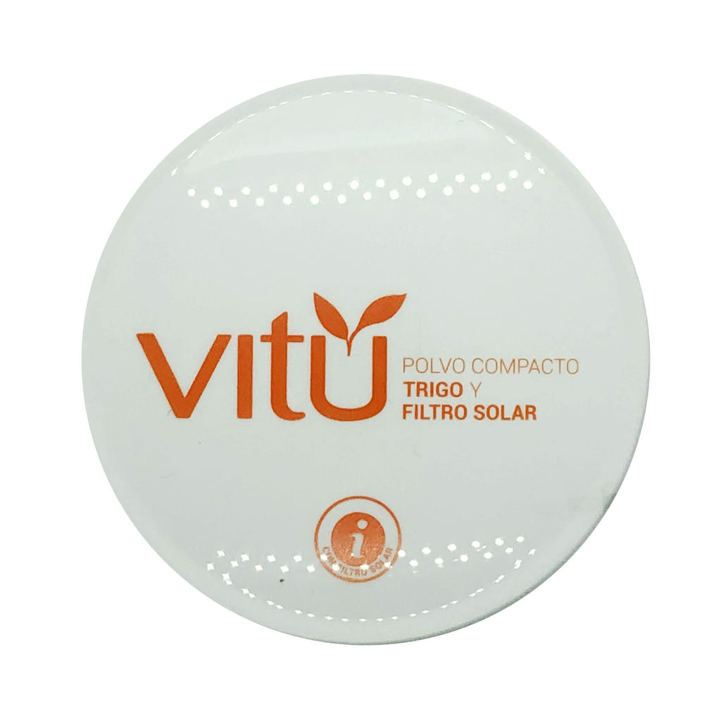 Polvo Compacto Trigo y Filtro Solar Vitú