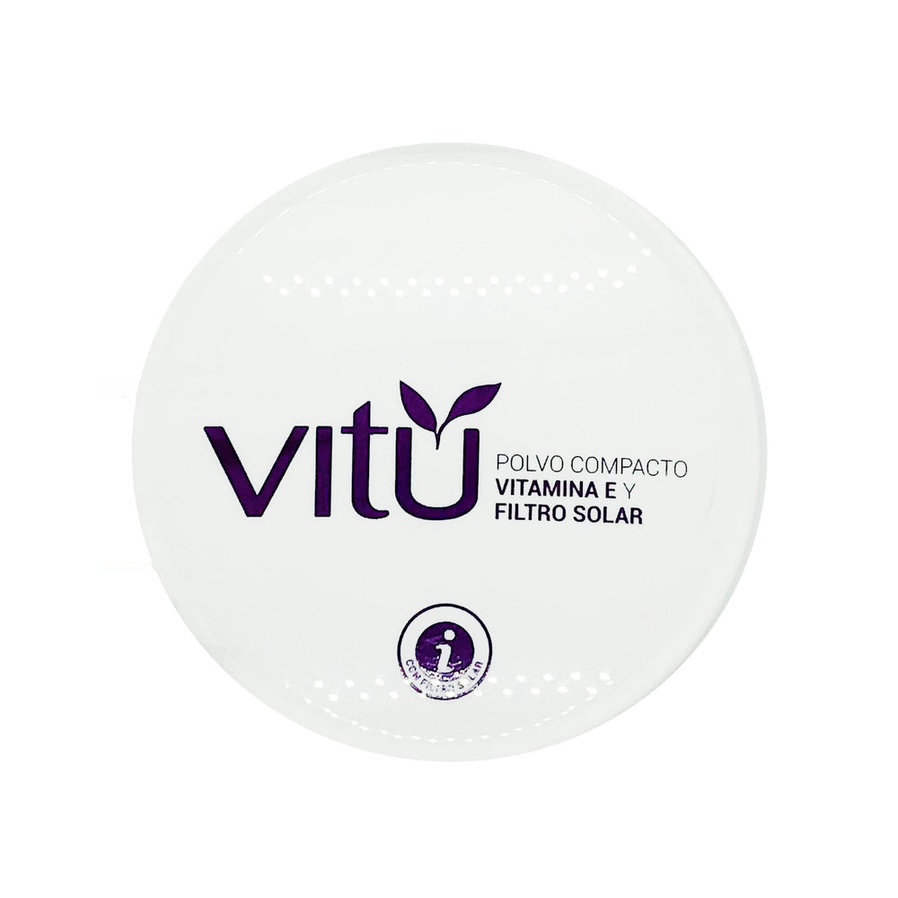 Polvo Compacto Vitamina E y Filtro Solar Vitú