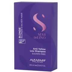 Semi Di Lino Blonde Anti-Yellow Shampoo Cabello Rubio y Plata Alfaparf Milano