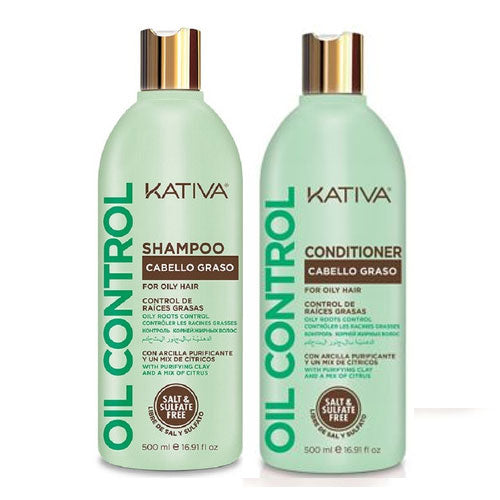 Kit Oil Control Cabello Graso Shampoo - Acondicionador Kativa