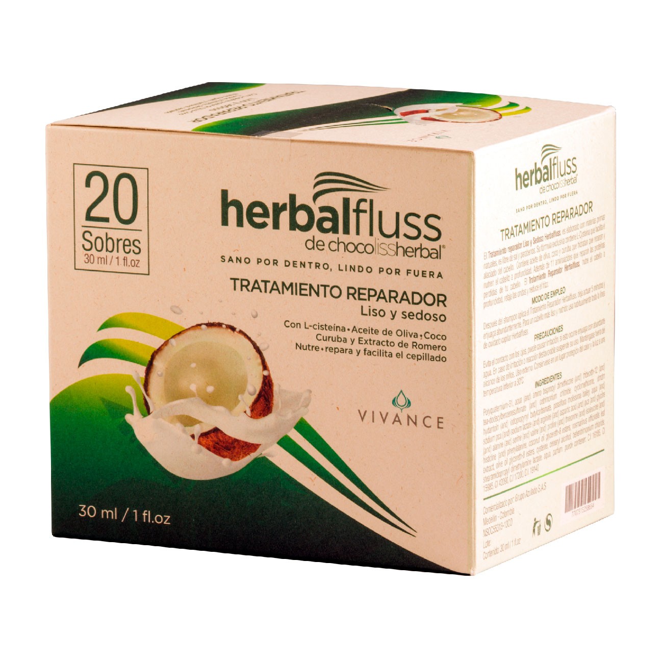 Tratamiento Liso Reparador Herbalfluss Tratamiento Liso Reparador Herbalfluss