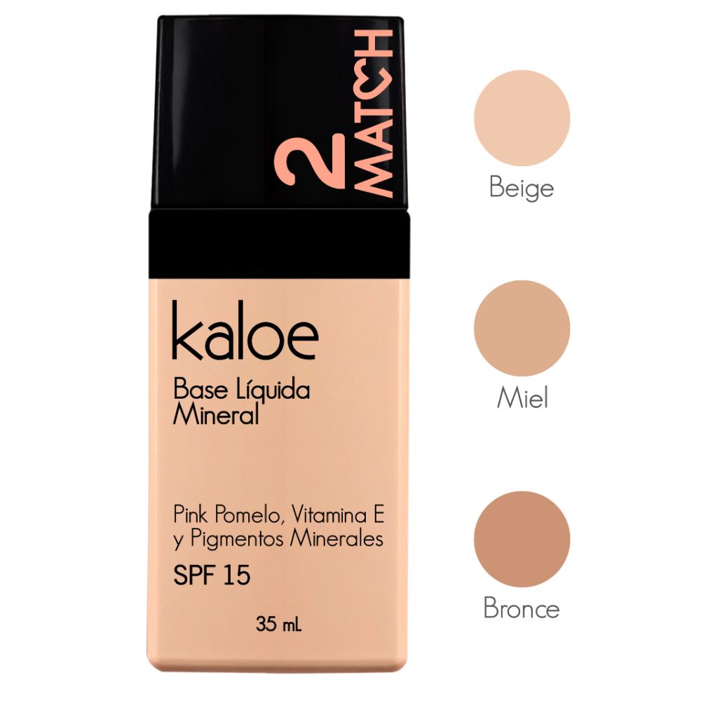 Base Líquida Mineral 2 Match Kaloe