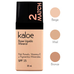 Base Líquida Mineral 2 Match Kaloe