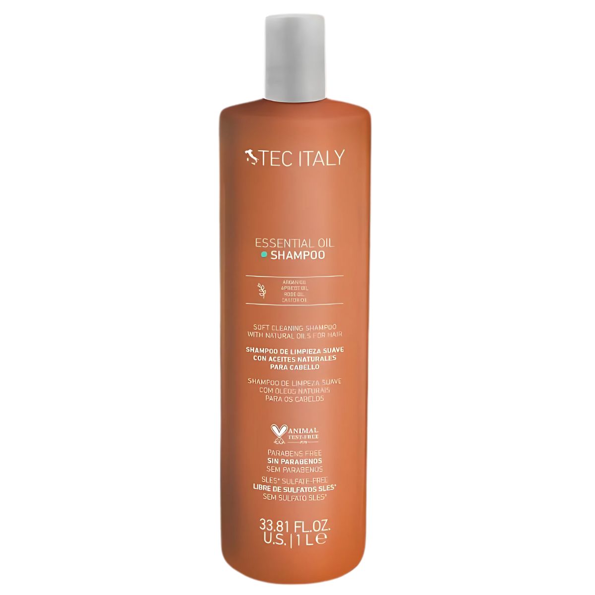 Essential Oil Shampoo Limpieza Suave Tec Italy