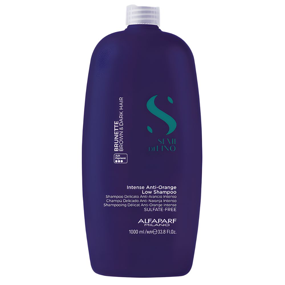 Semi Di Lino Brunette Anti-Orange Shampoo Cabello Castaño Alfaparf Milano