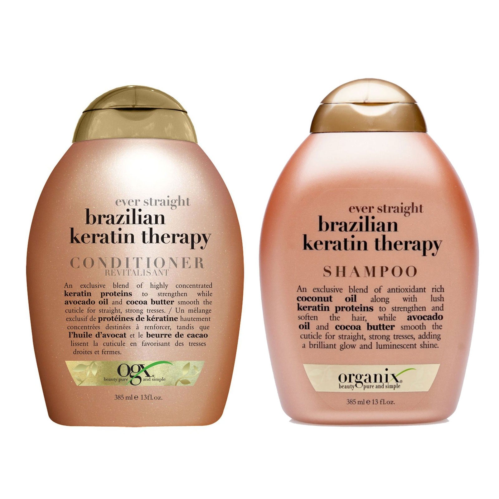 Kit Brazilian Keratin Therapy Shampoo - Conditioner Organix
