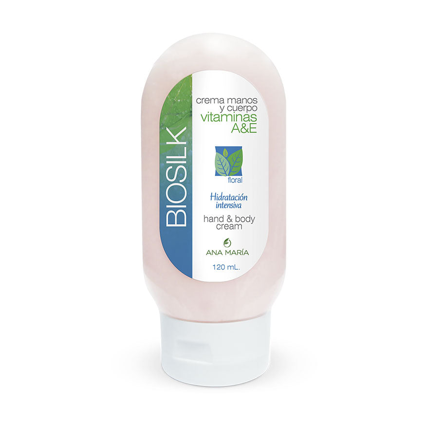 Crema Manos y Cuerpo con Vitaminas A y E Biosilk