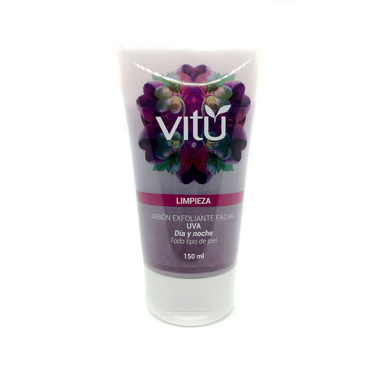 Jabón Exfoliante Facial Uva Vitú