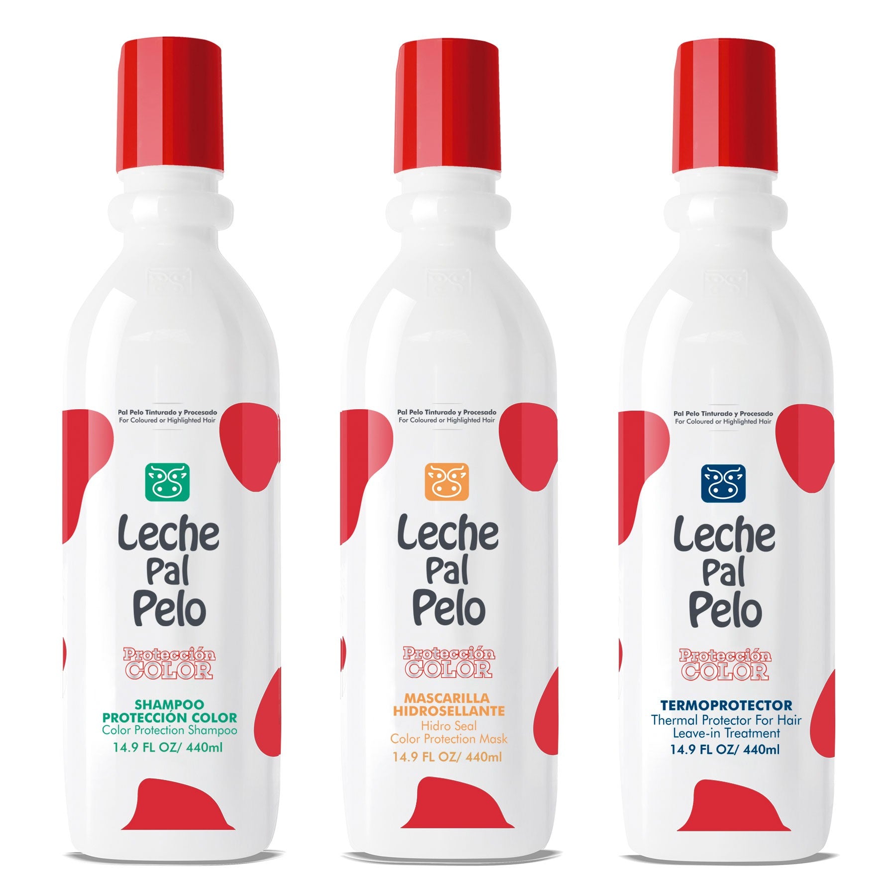 Protección Color Kit Ritual de 440 ml - Termoprotector + Mascarilla Hidrosellante + Shampoo Leche pal Pelo