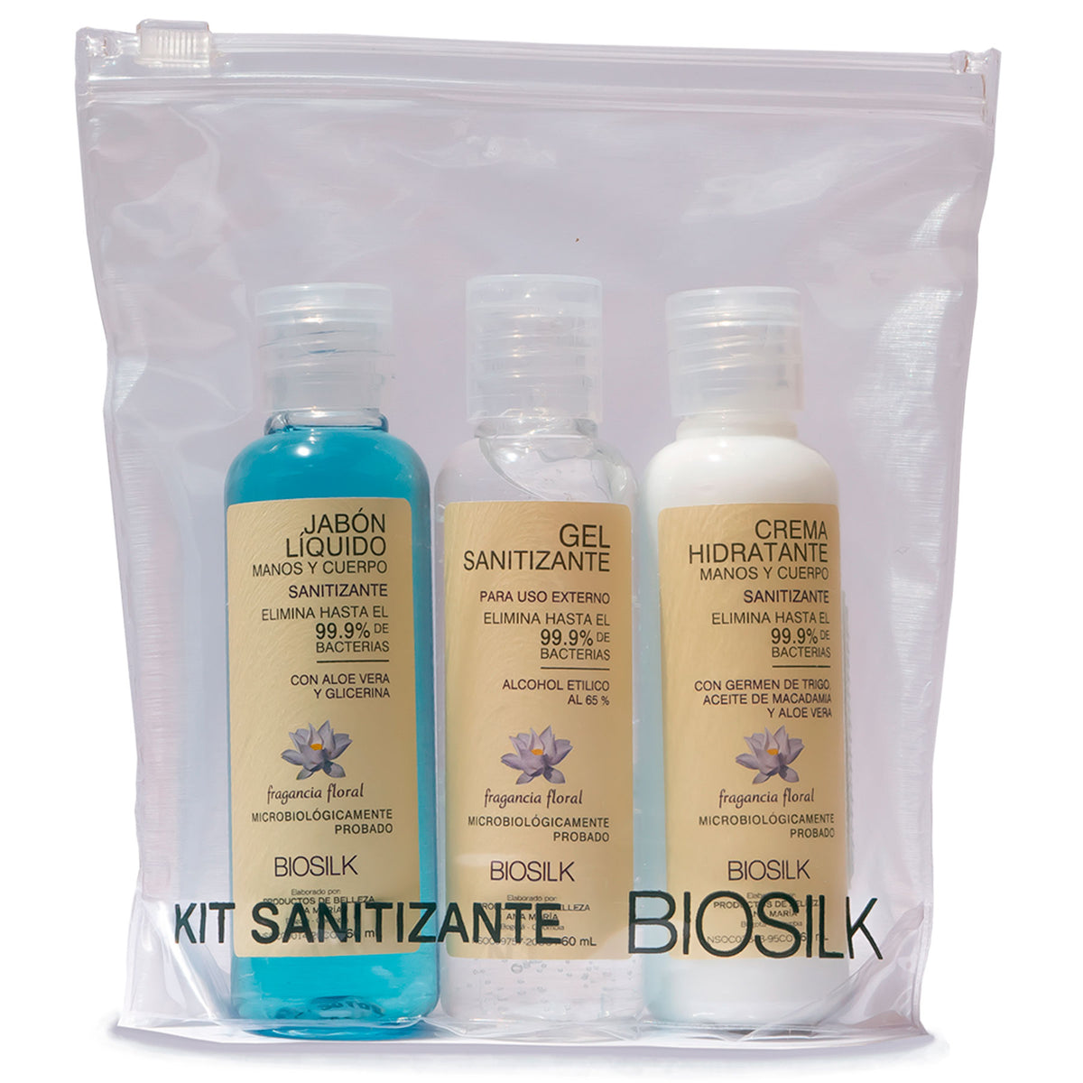 Kit Sanitizante – Floral Biosilk