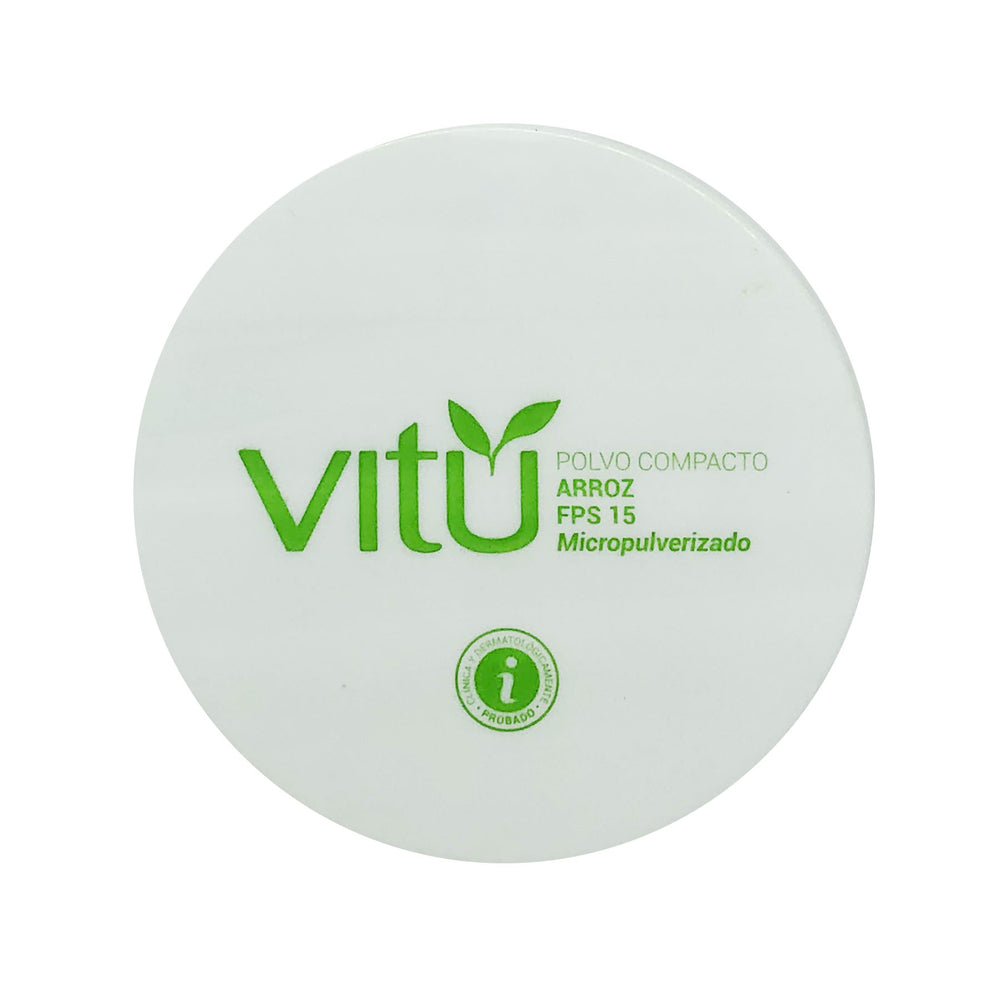Polvo Compacto Arroz FPS 15-Micropulverizado Vitú