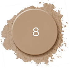 Polvo Facial Compacto con Polvo de Arroz, Aloe Vera y Filtro Solar Ana María