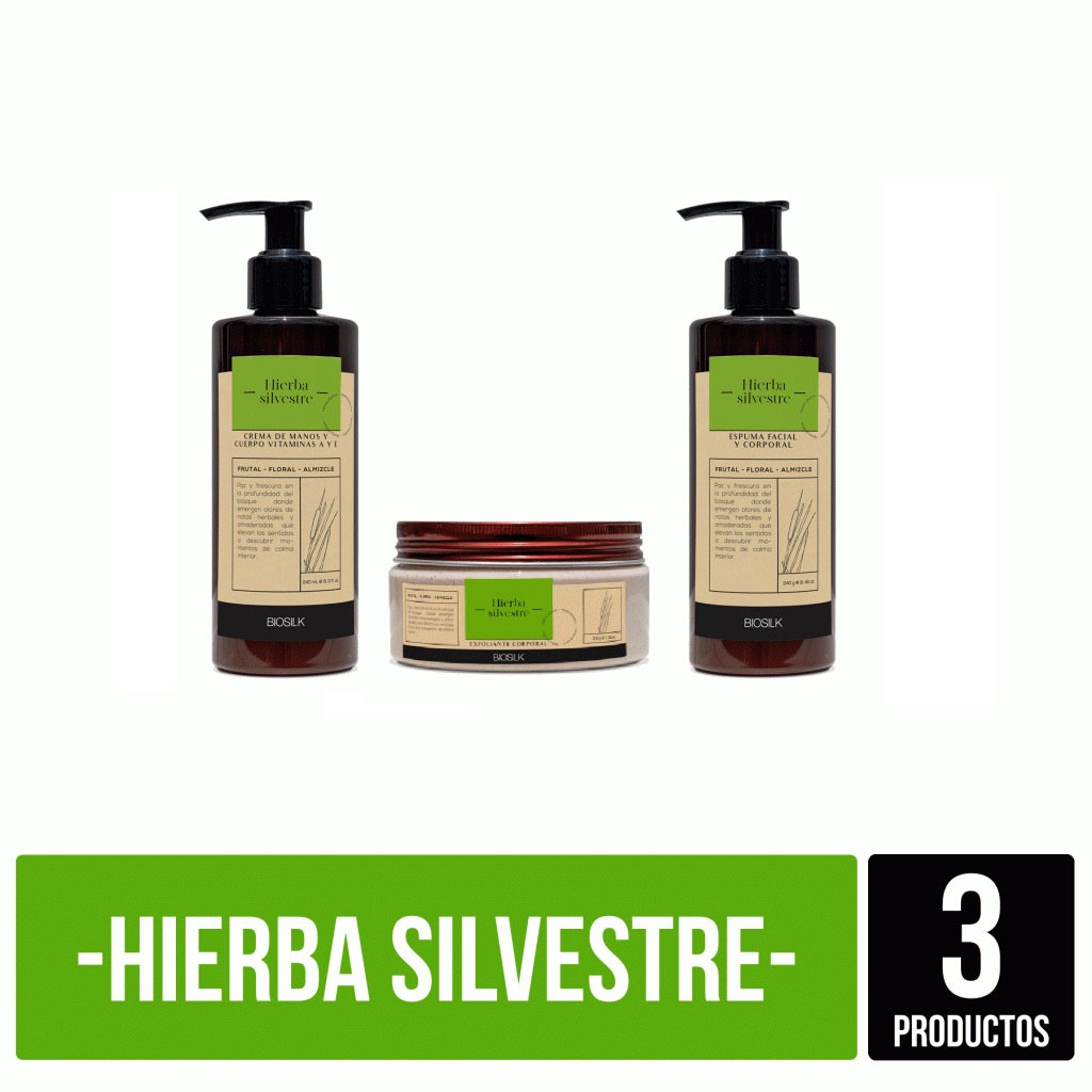 Kit Hierba Silvestre Completo Biosilk