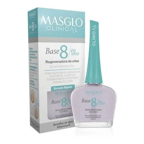 Base Regeneradora de Uñas 8 en 1 Masglo Clinical