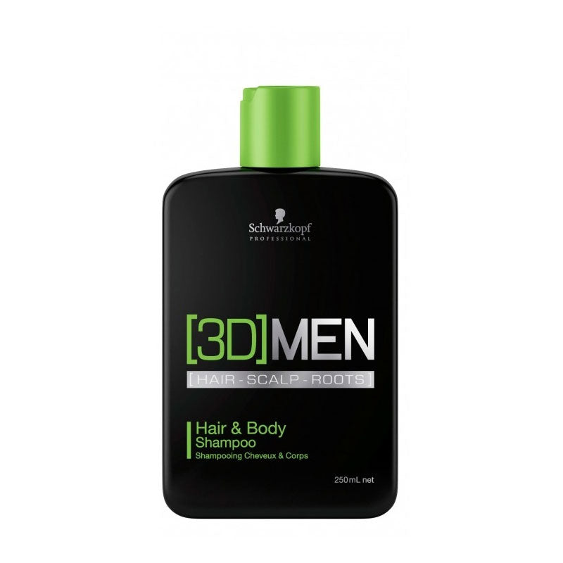 3D Men Cuidado Shampoo Cabello y Cuerpo Schwarzkopf