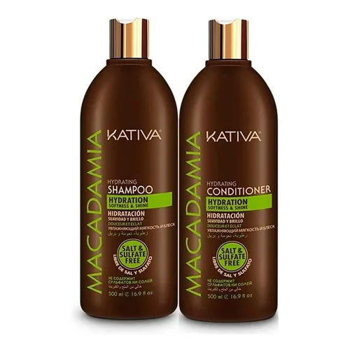 Kit Macadamia Shampoo - Acondicionador Kativa