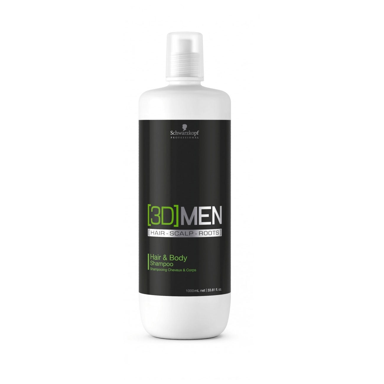 3D Men Cuidado Shampoo Cabello y Cuerpo Schwarzkopf