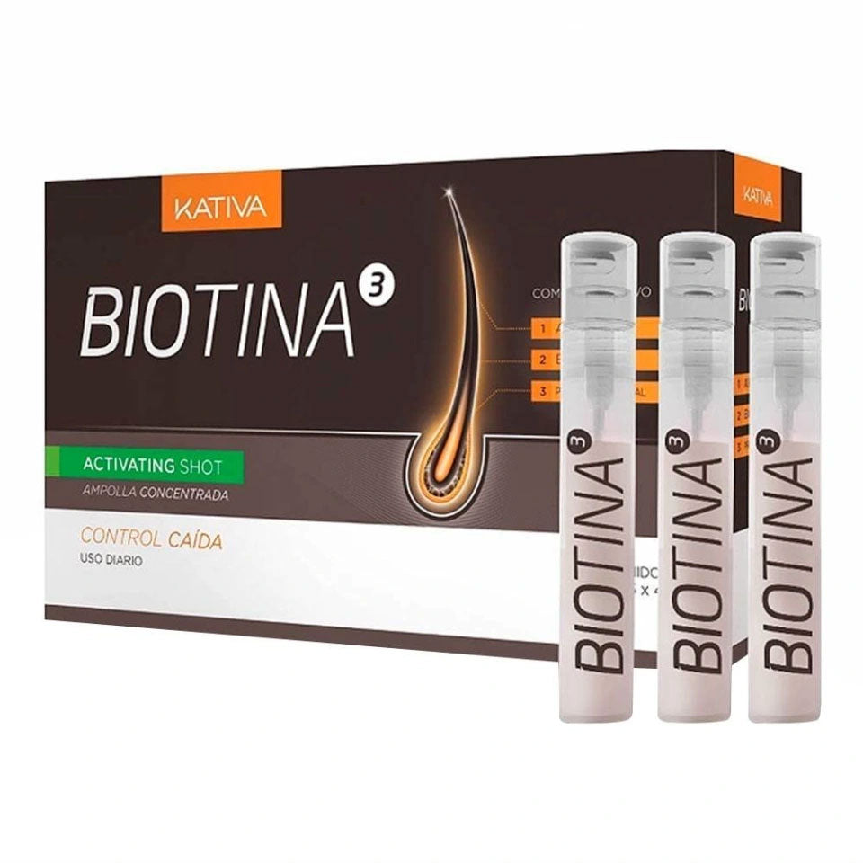 Biotina Anticaída Activating Shot Kativa