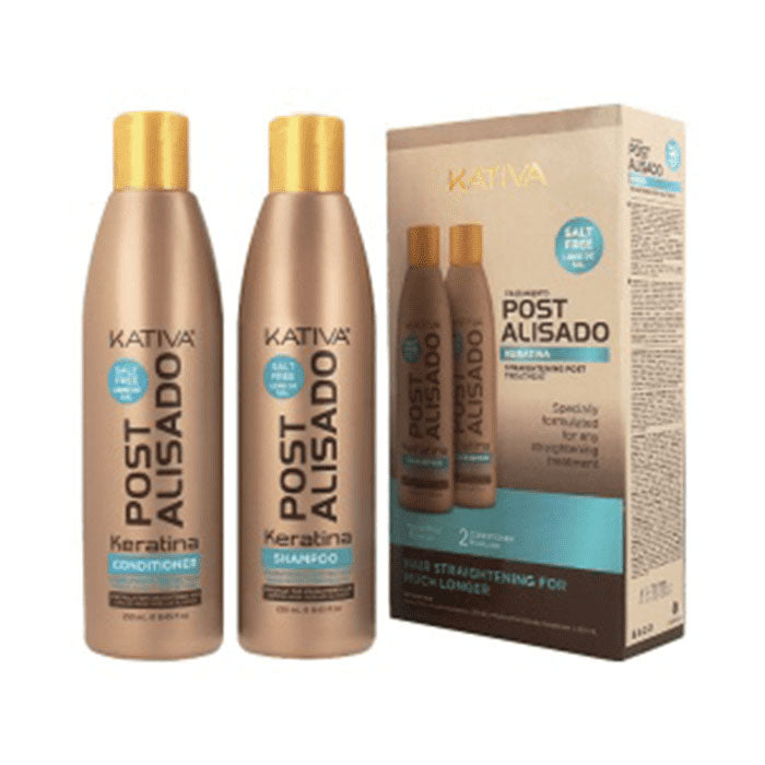 Keratin Kit Post Alisado X2 Unidades kativa