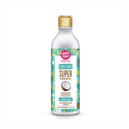 Super Reconstructor Coco y Macadamia Shampoo Vegano Happy Anne