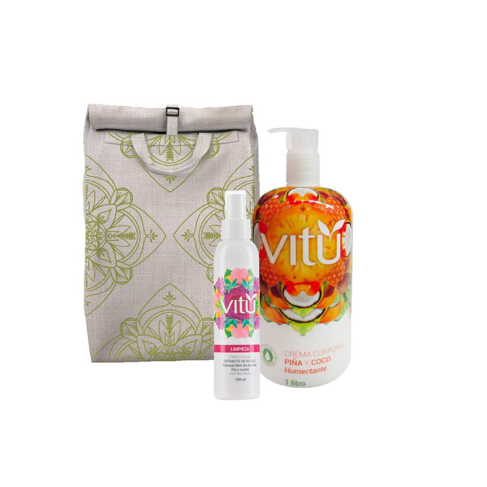 Kit Crema Corporal y Tónico Vitú